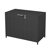 Amazon.co.jp: ゴミ箱 屋外ゴミ収納庫 280L ガルバリウム鋼板製 カラス